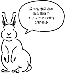 成田空港周辺の面白情報やスタッフの日常をご紹介♪