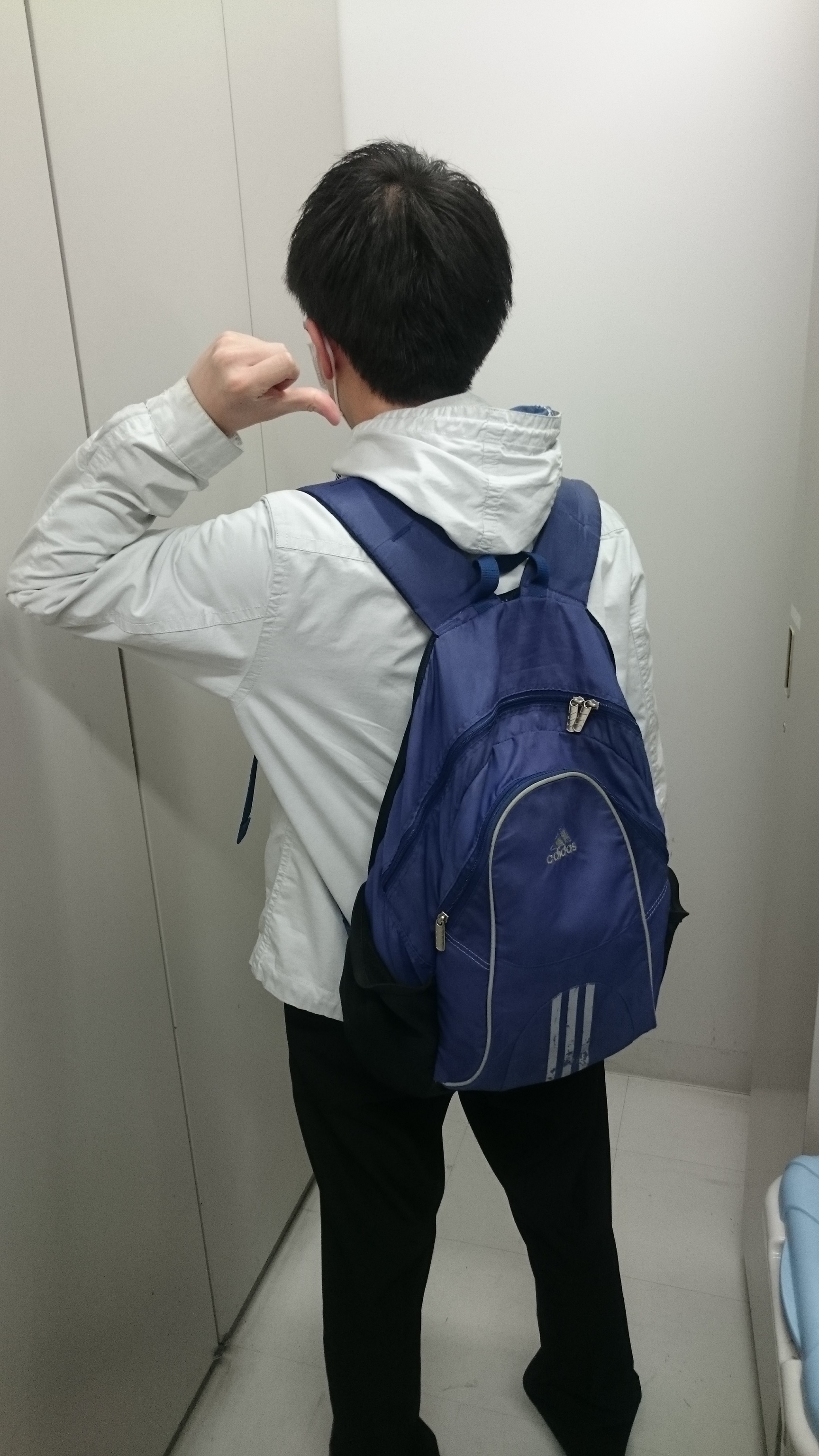 青のリュックサック